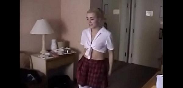  Lovable blonde girl Sofia c. on fat pecker